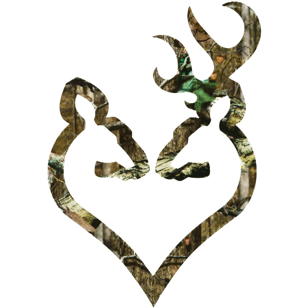 Browning Buck-Heart Decal - Front View