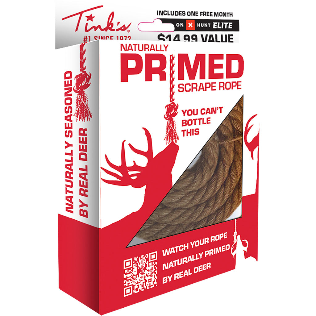 Tinks Primed Scrape Rope - Front View