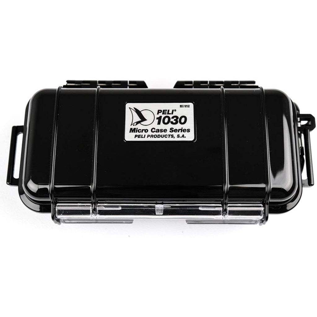 Pelican Waterproof 1030 Micro Case in Black - Front View