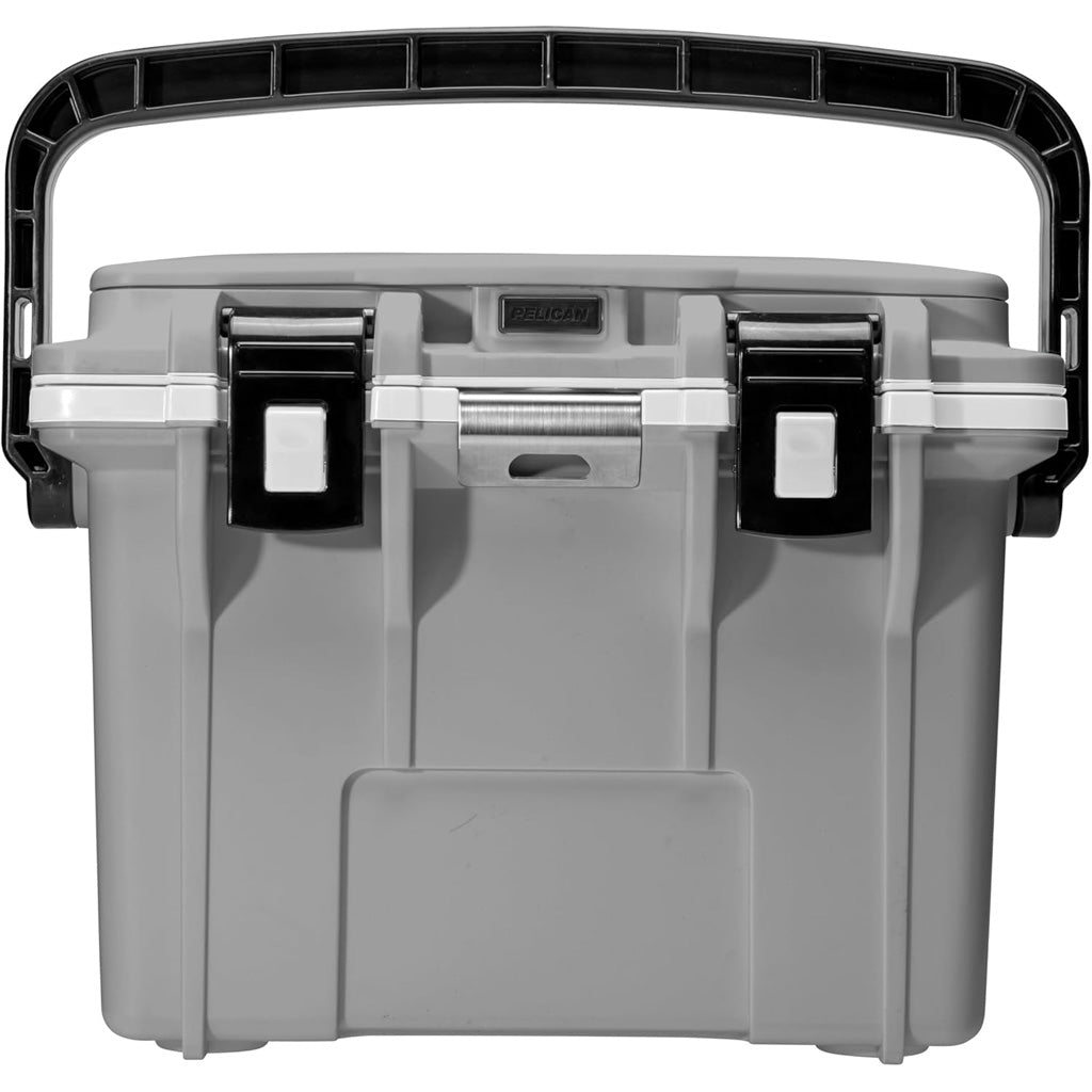 Pelican IM 14Qt Personal Cooler in Grey/White - Front View