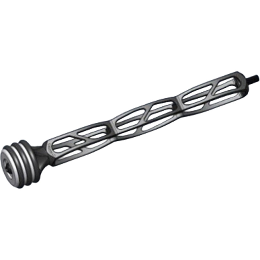 TruGlo Slimline Stabilizer in 8" Black - Front View