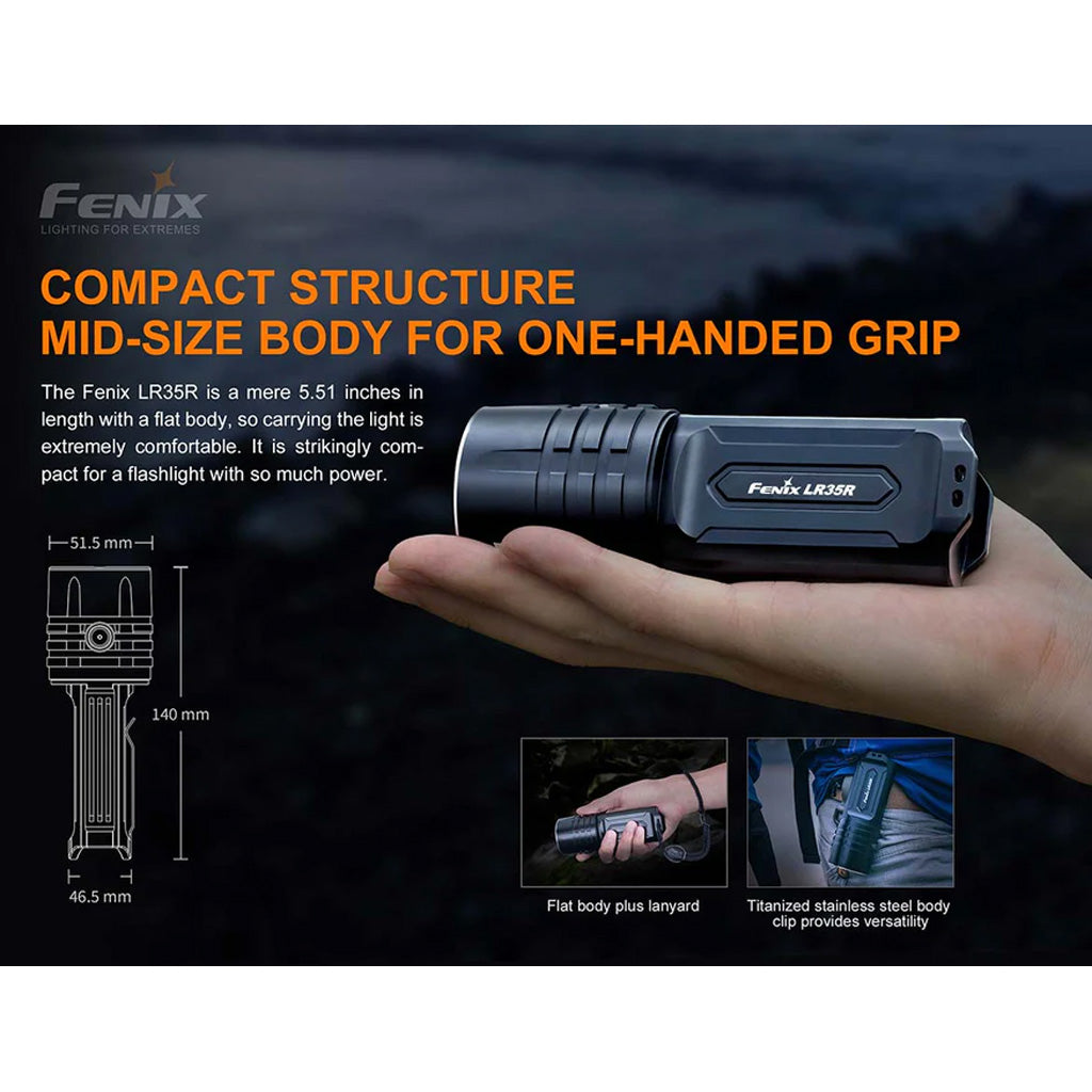 Fenix Rechargeable Flashlight - Alternate View 1