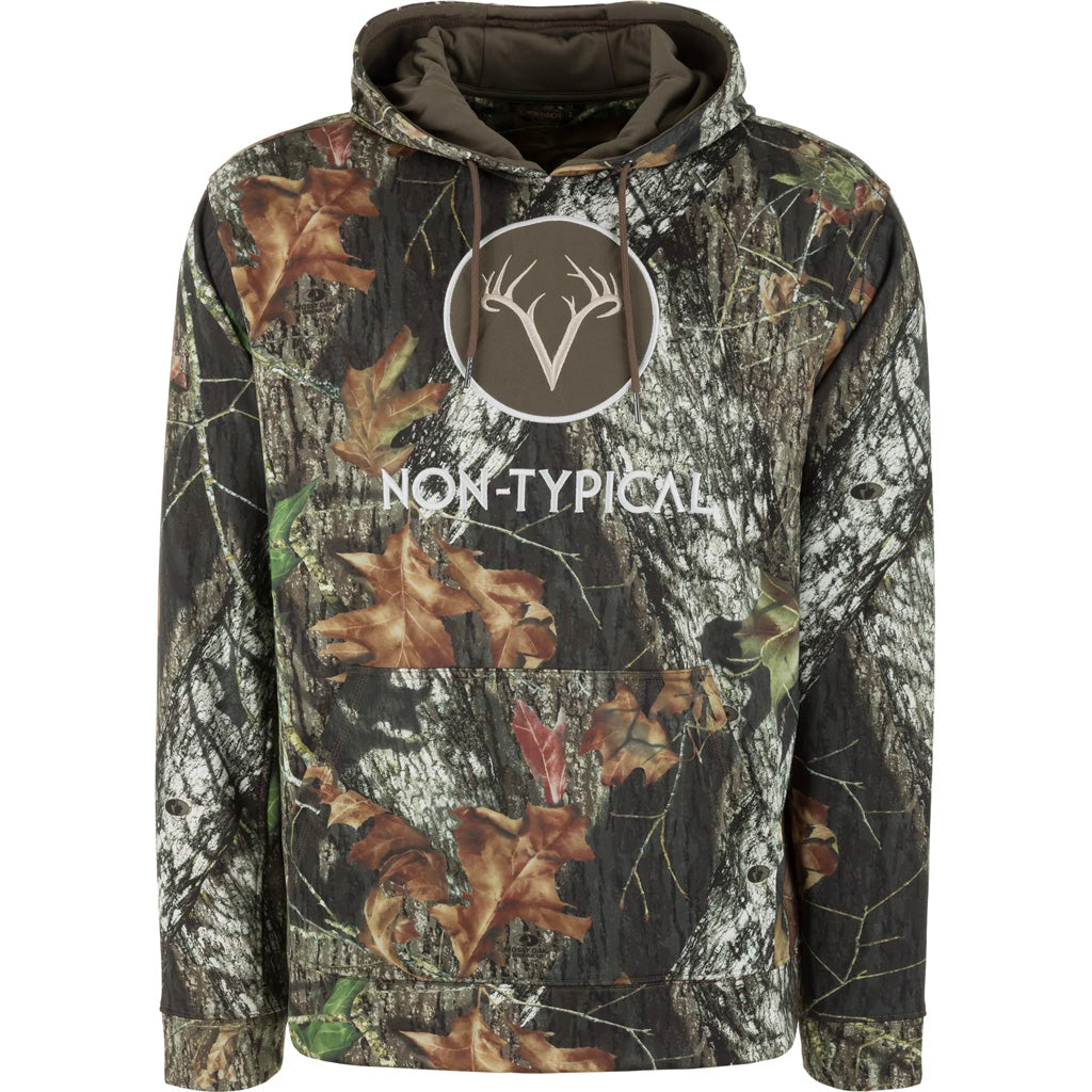 Drake Waterfowl Non-Typical Performance Hoodie in Men's 2XL - Front View