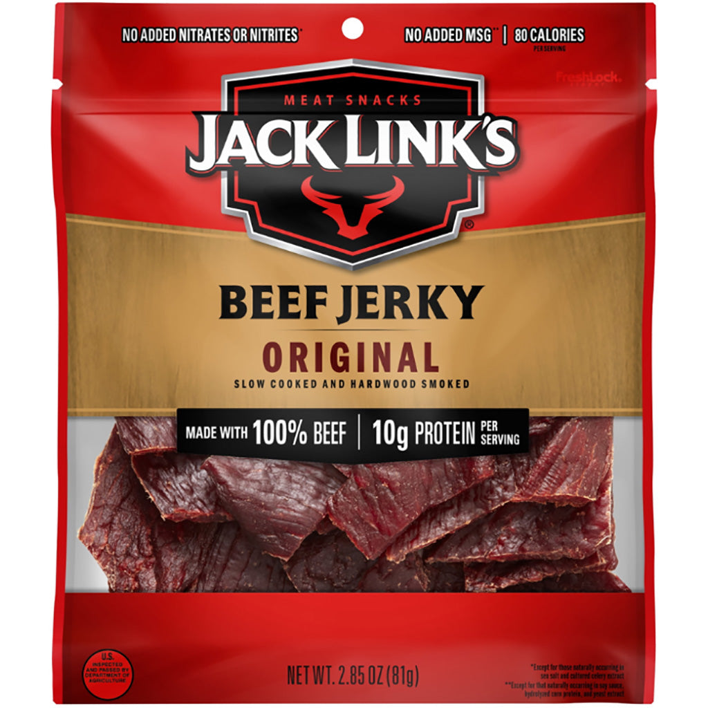 Jack Links Original Beef Jerky Packs - Front View