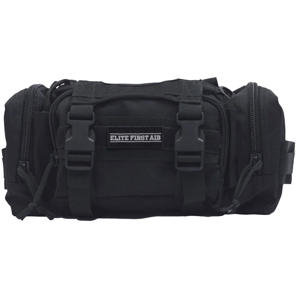 Elite First Aid Rapid Response First Aid Kit in Black - Front View