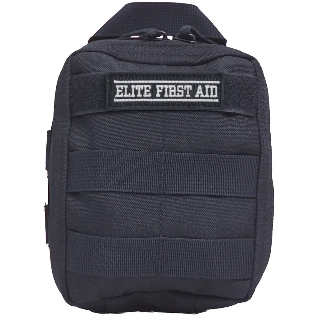 Elite First Aid Recon IFAK in Black - Front View