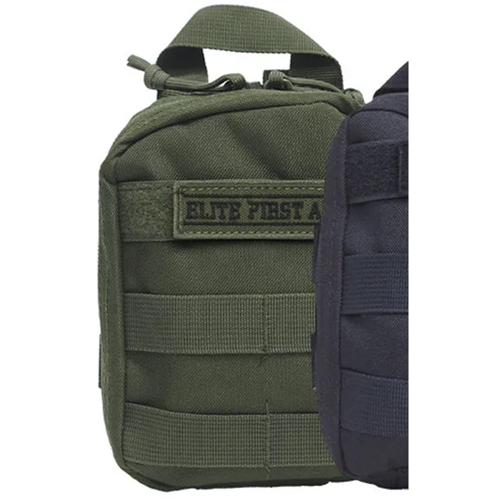 Elite First Aid Recon IFAK in Olive - Front View