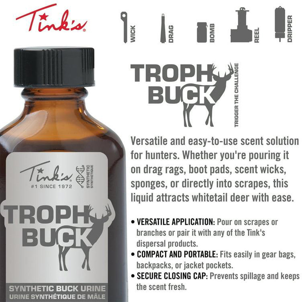 Tinks Trophy Buck Squeeze Bottle w/MiniBomb - Alternate View 2