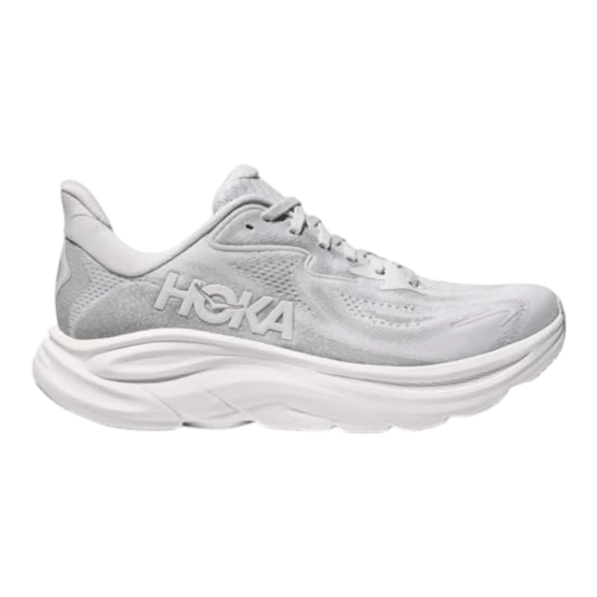 Hoka Clifton 10 Running Women's Sneakers — Cosmic Grey Stardust Mesh