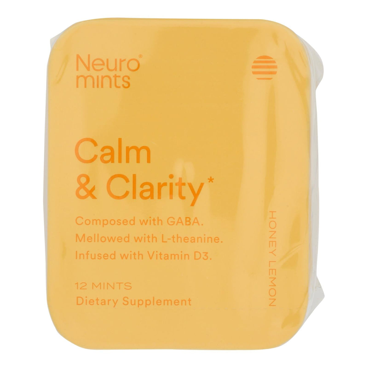 Neuro Honey & Lemon Calm & Clarity Mints, 12 ct (Case of 12)