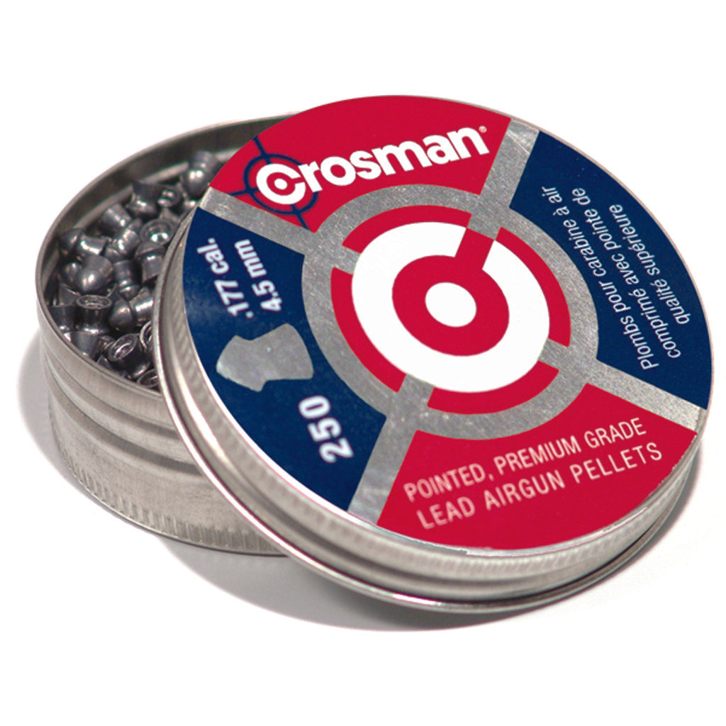 Crosman Pointed Pellets in .177 cal. 250 pk. - Front View