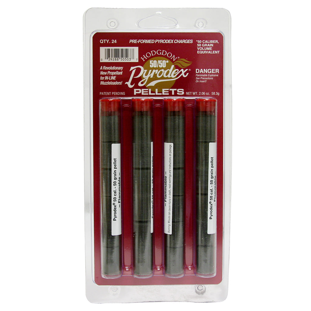 Hodgdon Pydrodex Pellets in .50 cal. 50 gr. 24 pk. HAZMAT - Front View