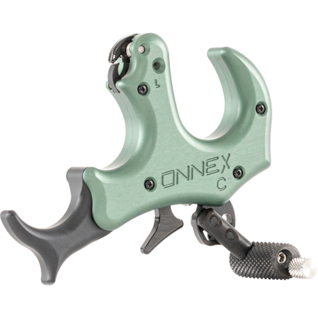 Stanislawski Stan OnneX Clicker Thumb Release in Green/Black Medium - Front View
