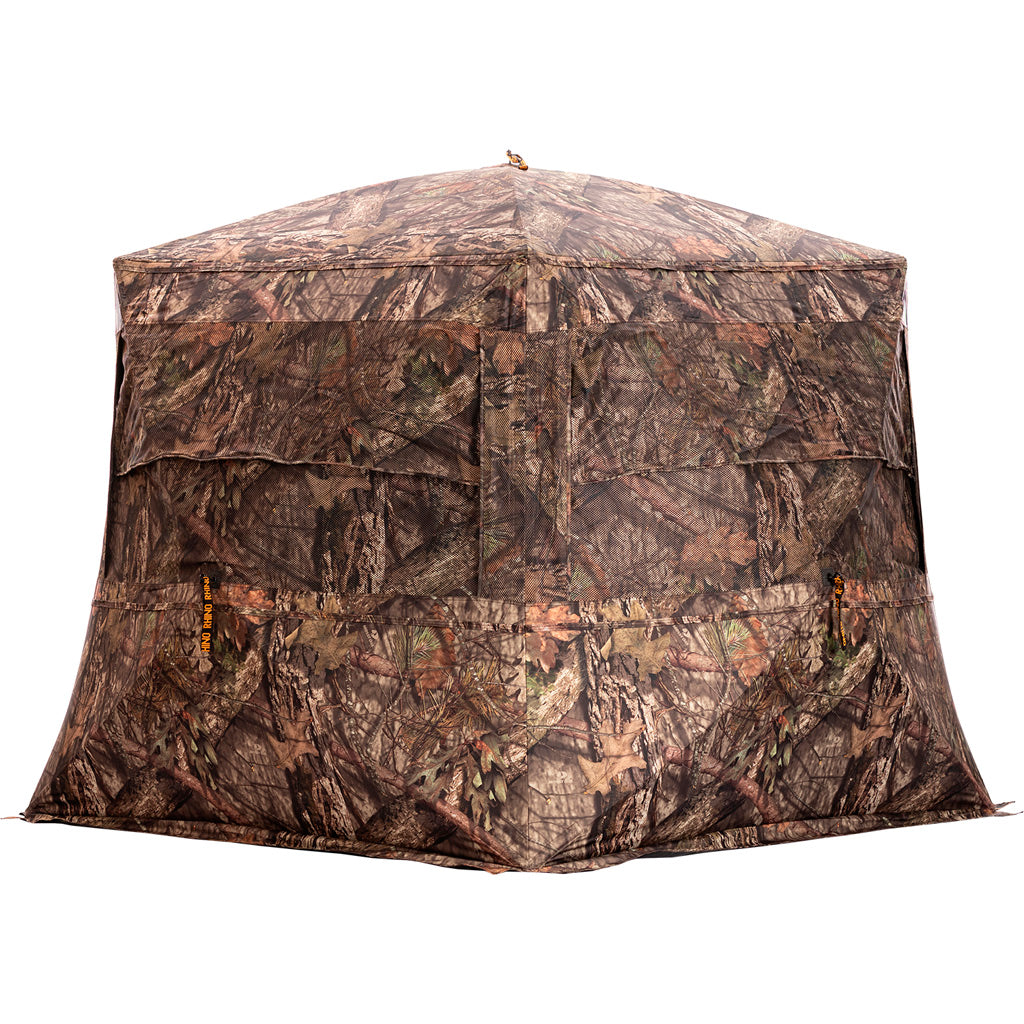 Rhino Blind Low Hub in Realtree Edge Camo - Front View