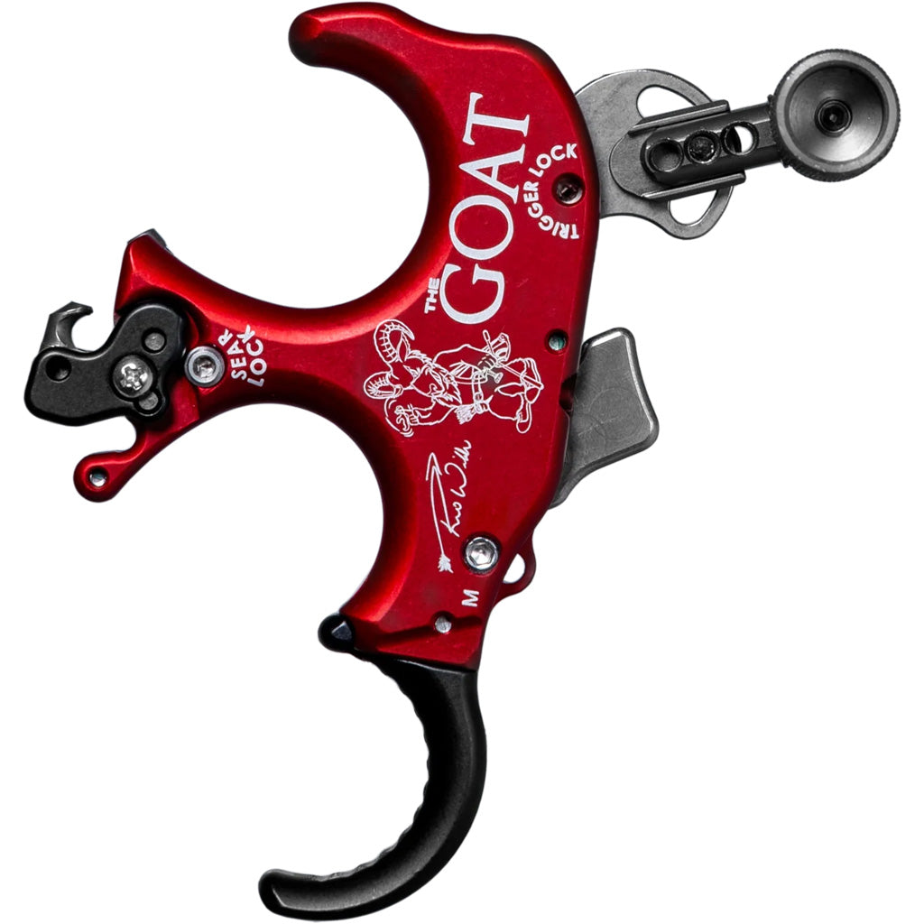 Tru Ball GOAT in Red/Silver - Front View