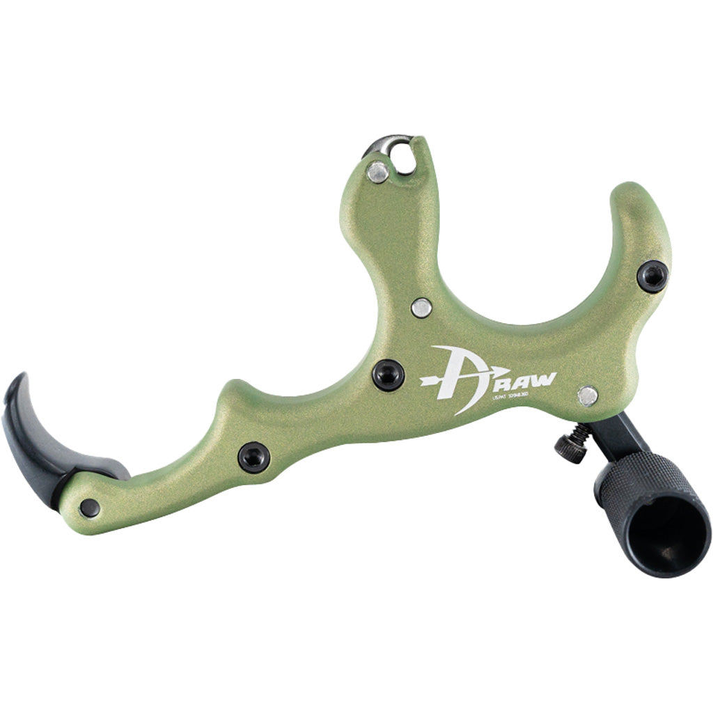 B3 Draw Closed Hook Release in Green - Front View