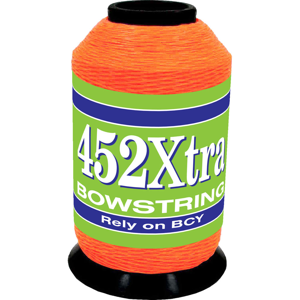 BCY 452Xtra Bowstring Material in Flo Orange 1/4 lb. - Front View