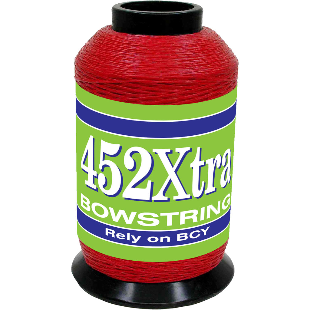 BCY 452Xtra Bowstring Material in Red 1/4 lb. - Front View