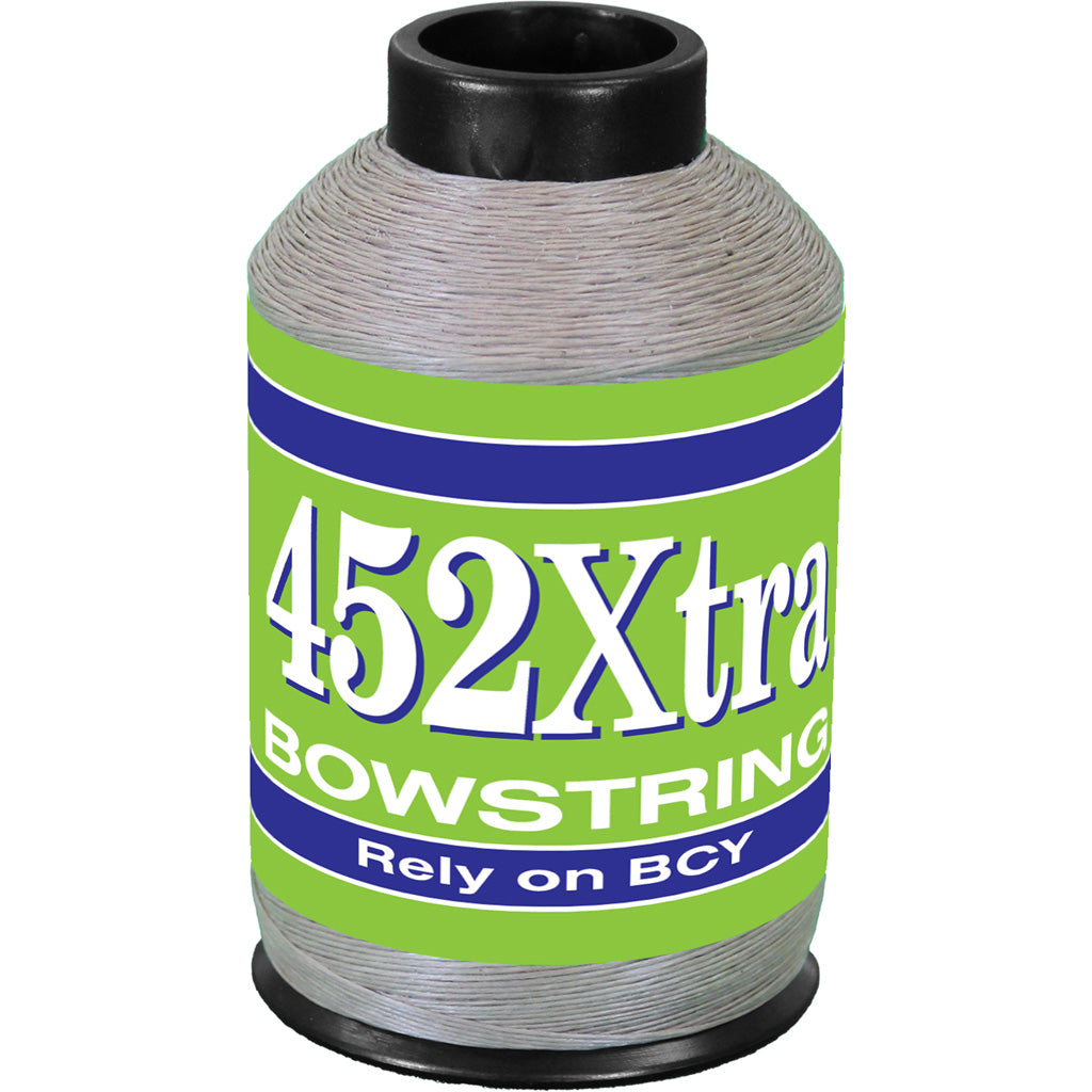 BCY 452Xtra Bowstring Material in Silver 1/4 lb. - Front View