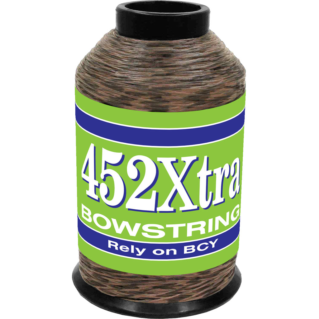 BCY 452Xtra Bowstring Material in Tan/Black 1/4 lb. - Front View