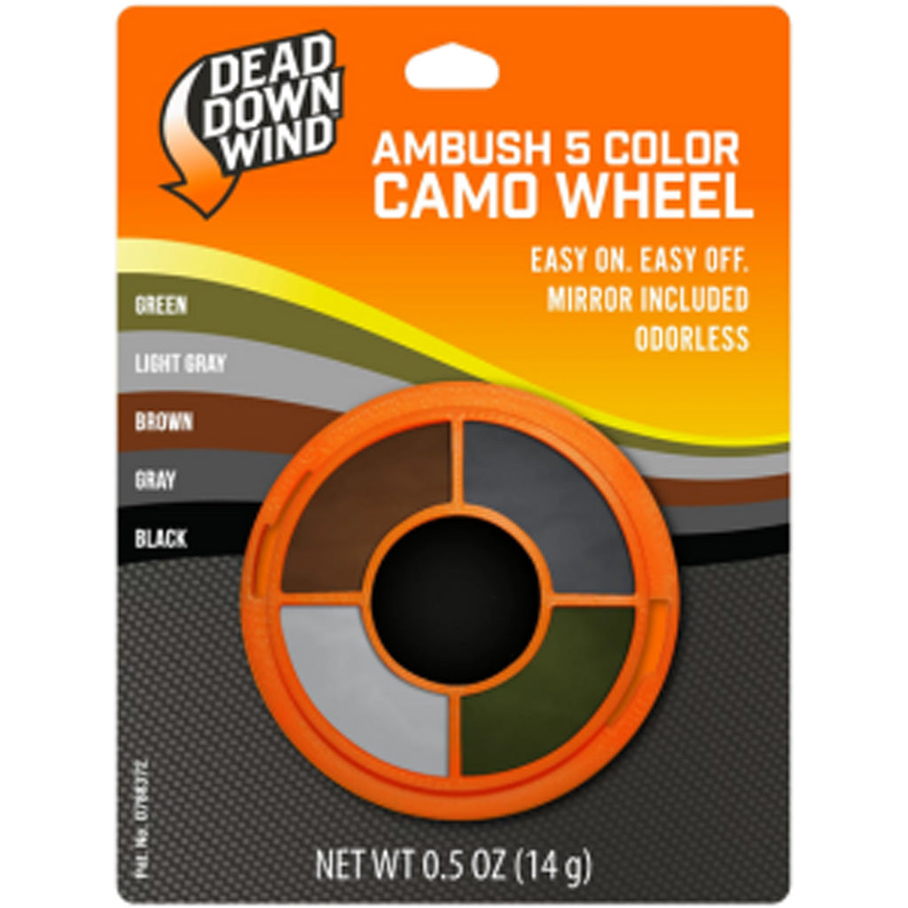 Dead Down Wind Camo Wheel 5 Color Face Paint - Alternate View 1