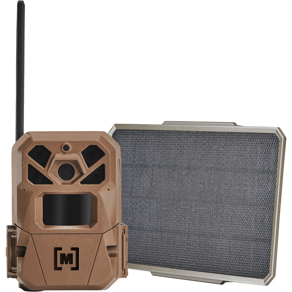 Moultrie Edge 3 Cellular Trail Camera in Plus 3.4W Solar Panel - Front View