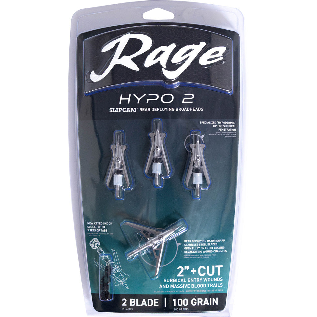 Rage Hypo 2 Series Broadheads - Alternate View 1