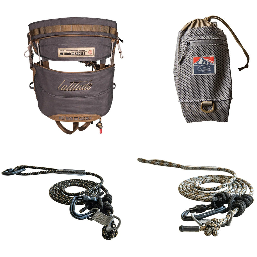 Latitude Outdoors Latitude Method 3 XL Saddle Starter Kit - Front View