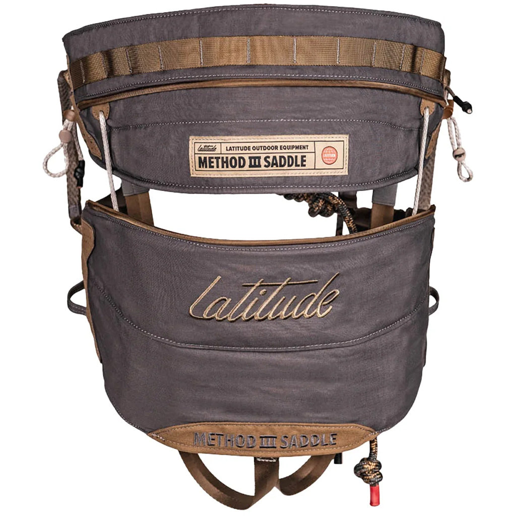 Latitude Outdoors Latitude Method 3 Saddle in Grey Regular - Front View