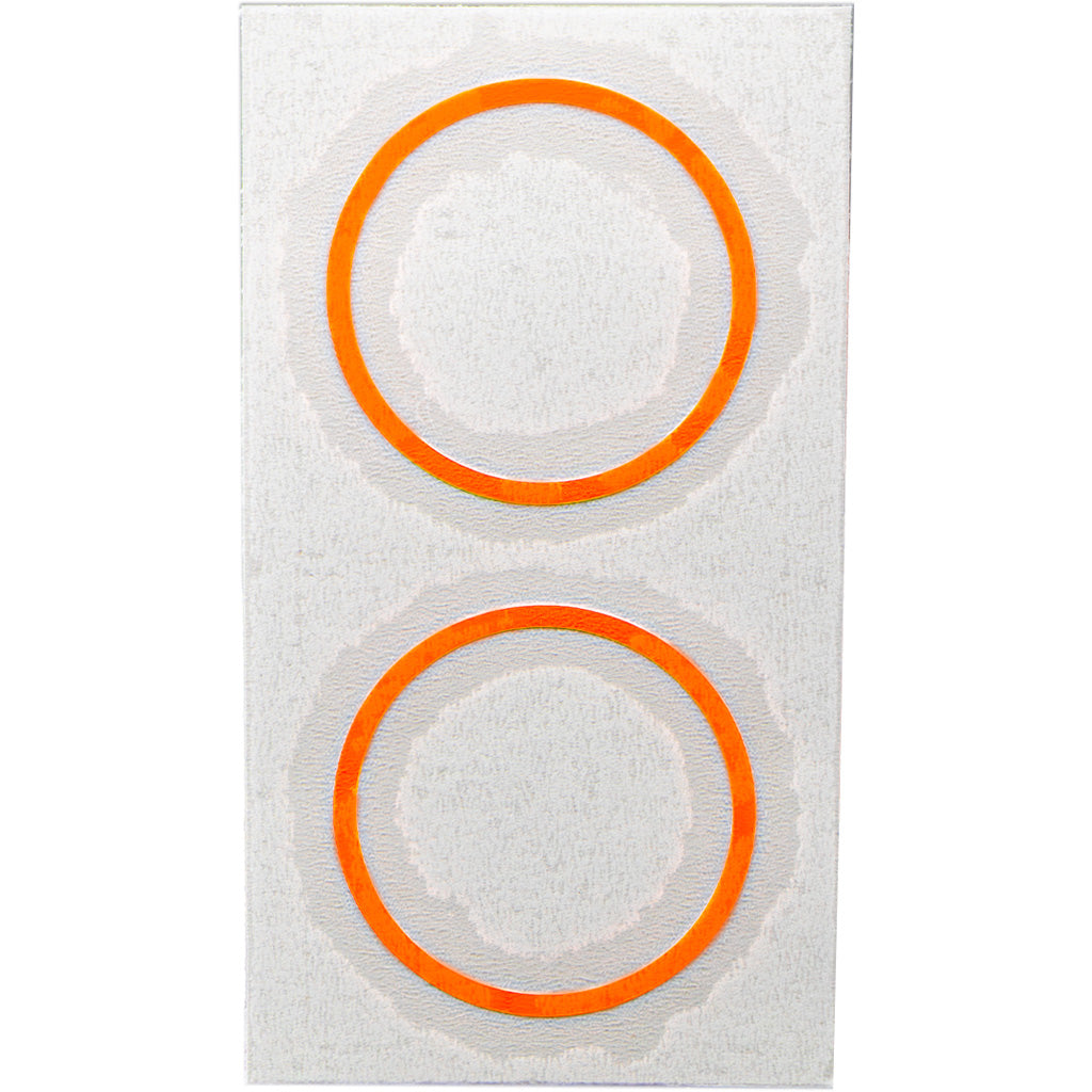 TRU Ball Axcel AVX-31 Scope Ring Mask Reticle in Orange - Front View