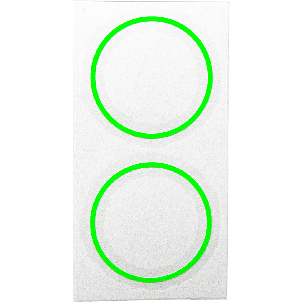 TRU Ball Axcel AVX-41 Scope Ring Mask Reticle in Green - Front View