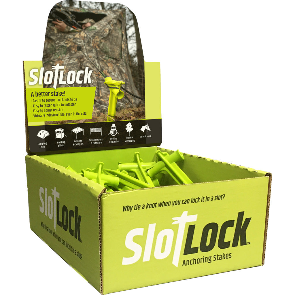 Summit SlotLock Blind/Tent Anchoring Stake in 24 ct. Bulk in Display - Front View