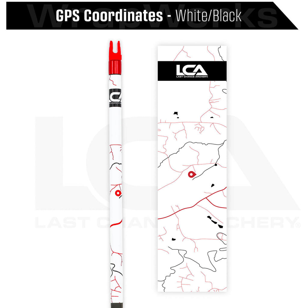 Last Chance WrapWorks Stock GPS Coordinates in L - Front View
