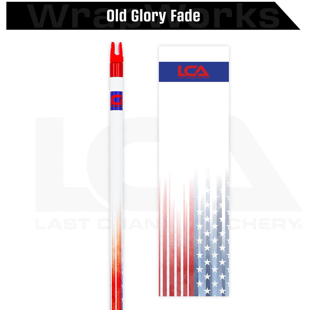 Last Chance WrapWorks Stock Old Glory Fade in L - Front View