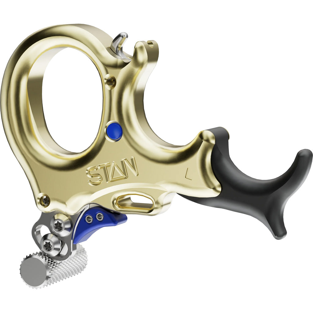 Copper John Stan SX4 Thumb Release in Black/Brass Small - Front View