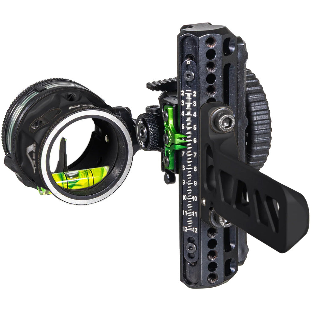 Axcel Driver Plus Slider Sight CK w/AVX-31 Scope in Midnight Cerakote .019 Single Pin Bridgelock - Front View
