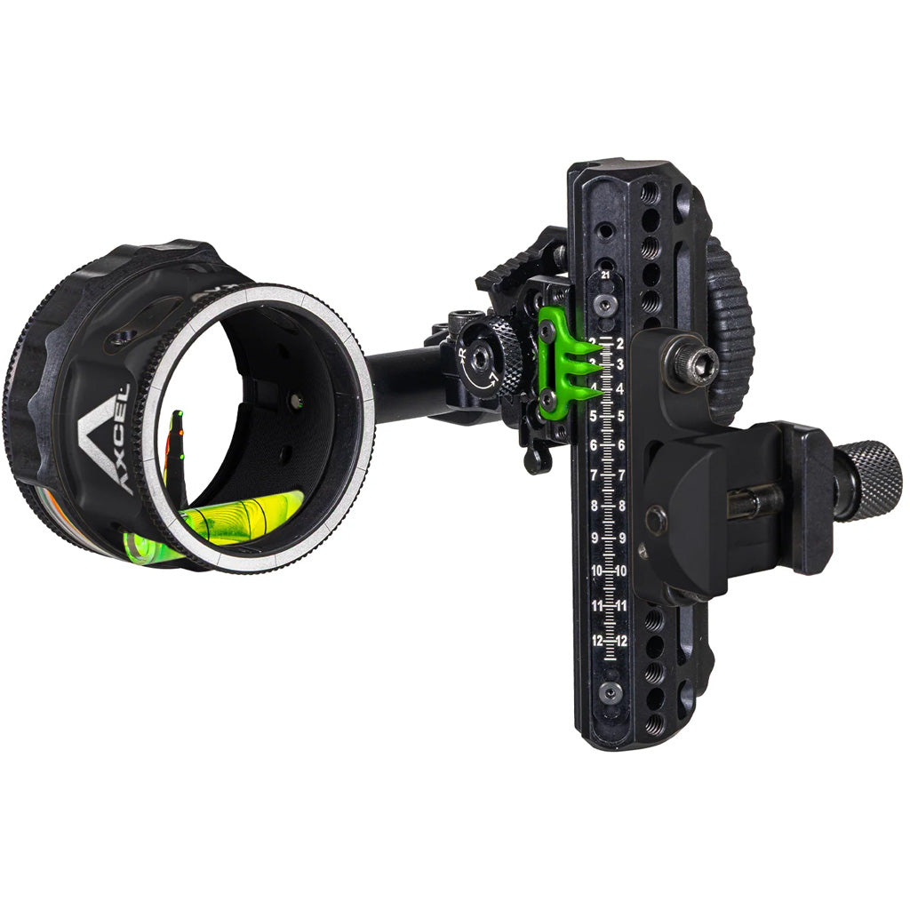 Axcel Driver Plus Slider Sight CK w/AVX-31 Scope in Midnight Cerakote .019 Triple Threat Picatinny - Front View