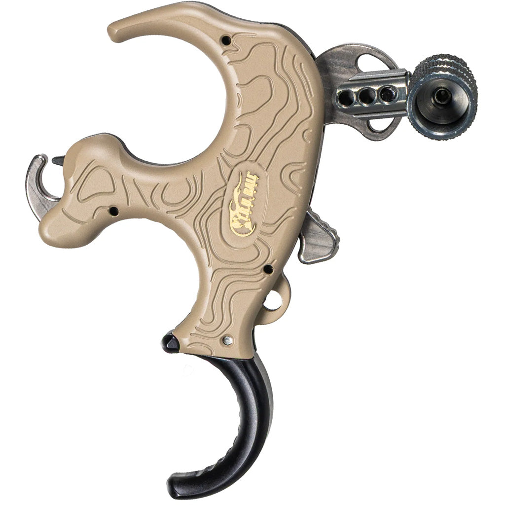 Tru Ball Ridgepoint Pro Flex CK Release in Black/Tan - Front View