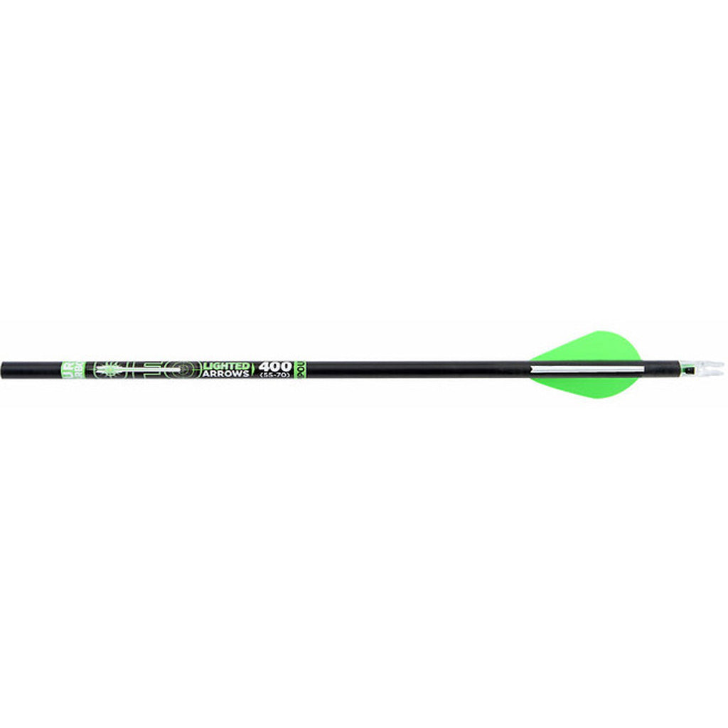 30-06 UFO Lighted Carbon Arrow in 340 - Front View