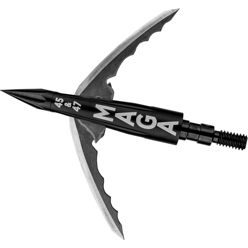 Bowmar Archery Bowmar Beast MAGA Edition Broadhead in 125 gr. 2 in. 3 pk. - Front View