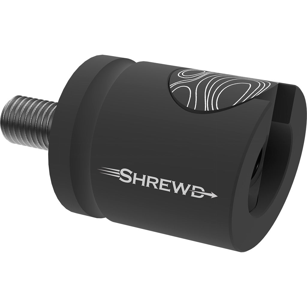 Shrewd Archery Shrewd Angled Disconnect 8 Degree in Grey - Front View