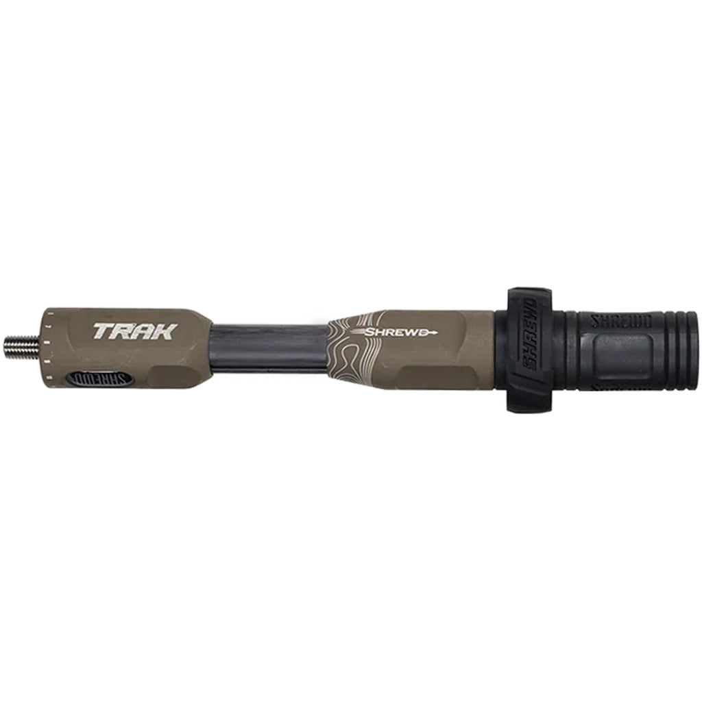 Shrewd Archery Shrewd TRAK Stabilizer in Terra 8 in. - Front View