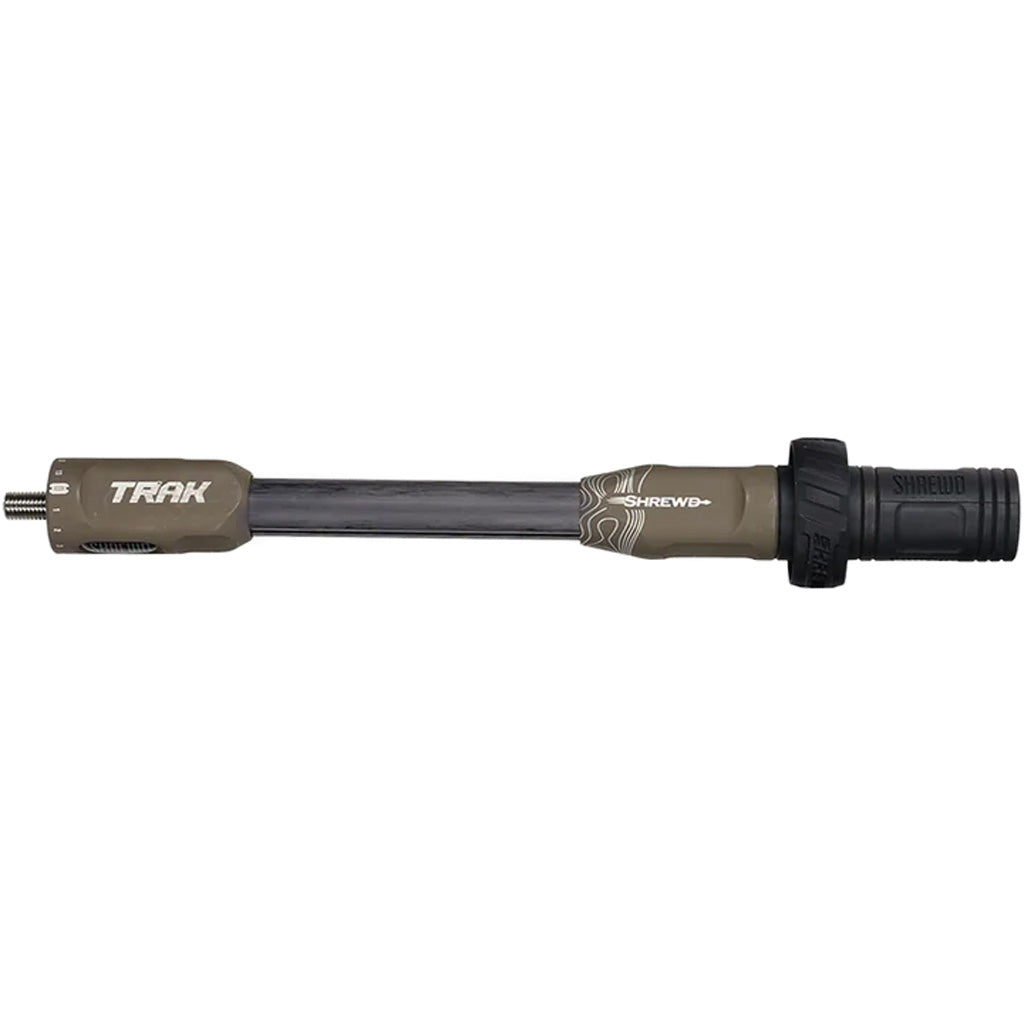 Shrewd Archery Shrewd TRAK Stabilizer in Terra 10 in. - Front View