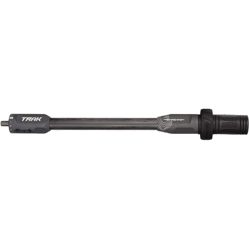 Shrewd Archery Shrewd TRAK Stabilizer in Flint 12 in. - Front View