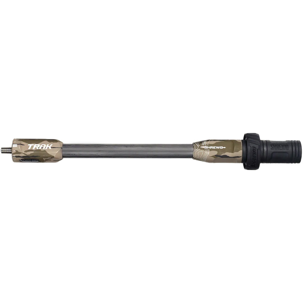Shrewd Archery Shrewd TRAK Stabilizer in Mossy Oak Bottomland 12 in. - Front View