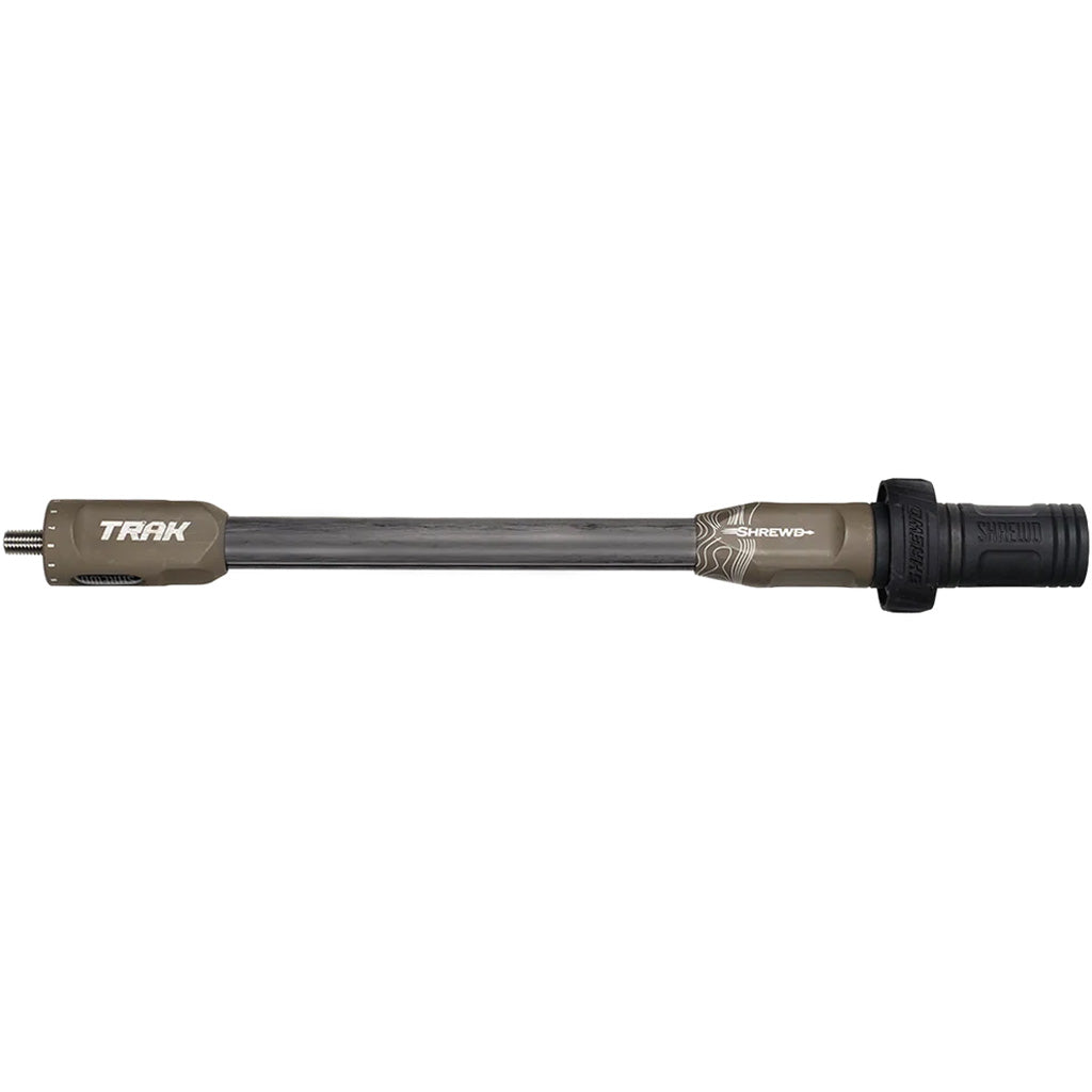Shrewd Archery Shrewd TRAK Stabilizer in Terra 12 in. - Front View