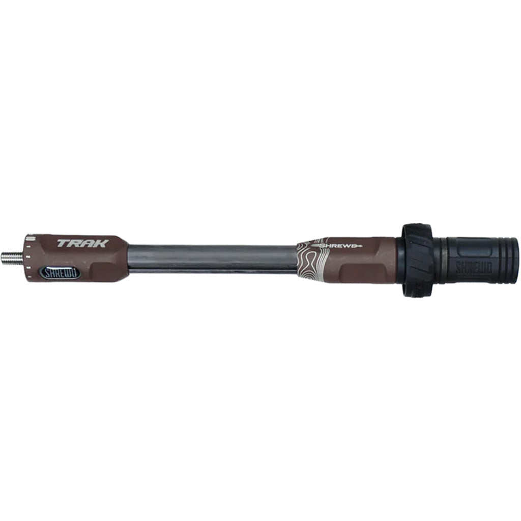 Shrewd Archery Shrewd TRAK Stabilizer in Timber 12 in. - Front View