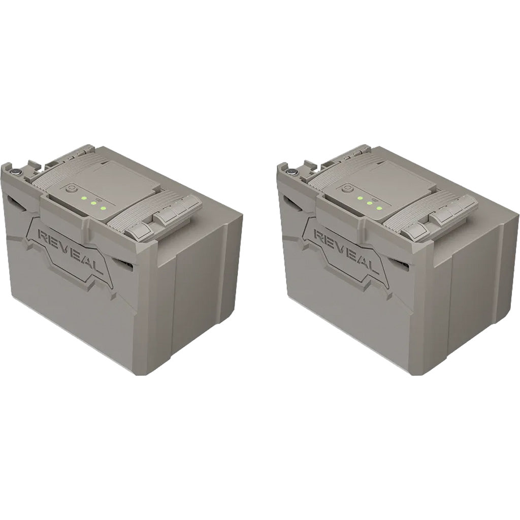 Tactacam Reveal 4.0 Lithium Cartridge in 10k mAh 2 pk. - Front View