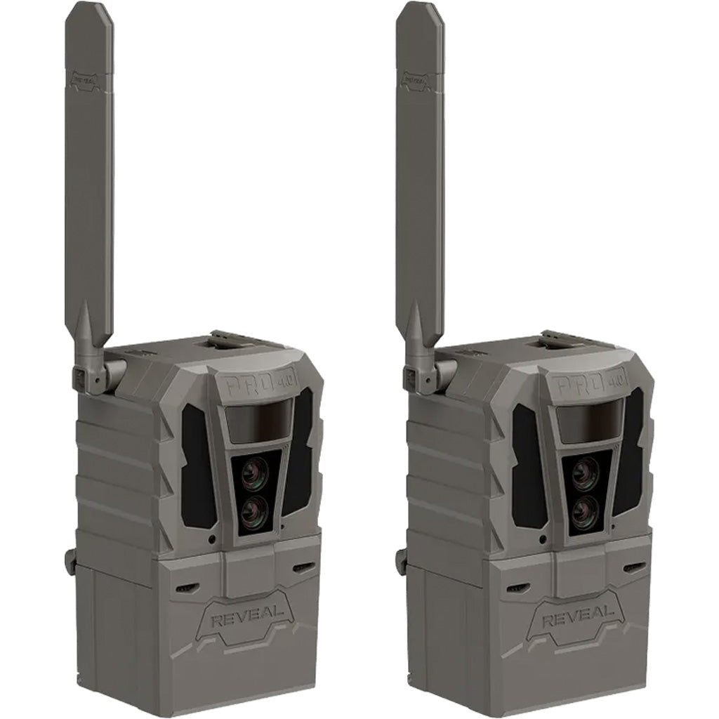 Tactacam Reveal XPro 4.0 Cellular Trail Camera in 2 pack - Front View