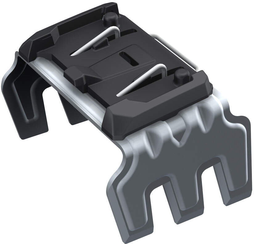 Tyrolia Adrenalin Ski Crampons, 90 mm, 1 Pair in Silver - angle view